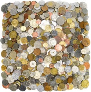 2 lbs of coins on Amazon